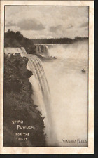 Antique Old Postcard Niagara Falls Spiro Powder for the Toilet Pre 1906 Card picture