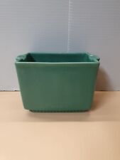 Vintage Haeger Pottery 3711 USA Planter Rectangle Green picture