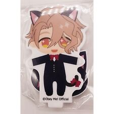 Obey Me Asmodeus Asmo Black Cat Butler Cafe Reversible Acrylic Stand *US SELLER picture
