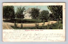 Spokane WA-Washington, Residence Scene, Antique, Vintage c1909 Souvenir Postcard picture