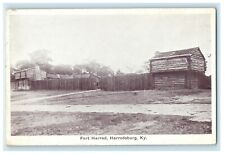 c1940's Log Fort Harrod Harrodsburg Kentucky KY Unposted Vintage Postcard picture
