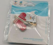 Vancouver Olympics 2010 Pin Mittens and Torch still in original seal package picture