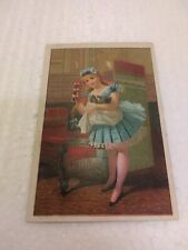 Antique Call Her May Burdock Blood Bitters Quack Medicine Trade Card picture
