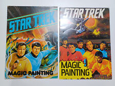 2x Lot of Star Trek Magic Painting Talbotworth Ltd. Books England Import $0 Ship picture