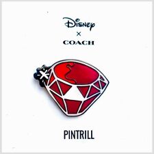 ⚡RARE⚡ DISNEY x COACH Red Ruby Disney Pin *BRAND NEW* 2018 LIMITED EDITION 💎 picture