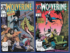 Wolverine #4 (VFNM) & #5 (FNVF) 1989, 1st Bloodsport & Roughouse Appearances picture