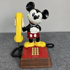 Vintage The Mickey Mouse Phone Landline Push Button Telephone 1976 Disney  picture