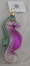 Rare Christopher Radko Seahorse Charlie Horse Christmas Tree Ornament picture