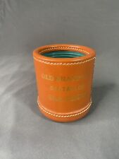 VINTAGE OLD GRAND DAD OLD TAYLOR OLD CROW LEATHER DICE CUP NATIONAL DISTILLERS picture