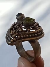 VERY RARE ANCIENT BRONZE ANTIQUE ROMAN RING AMAZING VERY STUNNING ARTIFACT picture