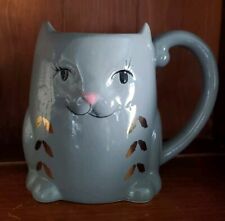Sheffield Home Grey Don’t Stress Meowt Cat Mug with Pointed ears & Painted Face picture
