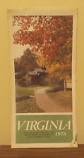 Vintage 1978 Virginia Official Highway Map - Very Good Condition picture