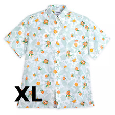 Disney Reyn Spooner Orange Bird Camp Shirt XL EPCOT Flower & Garden Festival picture
