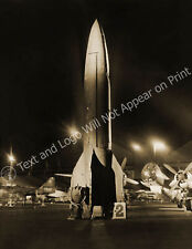 1946 V-2 Guided Missile at Wright Field, Dayton, Ohio Vintage Old Photo Reprint picture