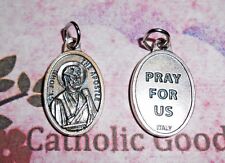 Saint St. John the Apostle - Pray for Us - Italian Silver Tone Ox 1