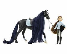 Breyer Horses Classic Size Freedom Series Jet & English Rider Charlotte #61145 picture