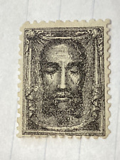 Rare Holy Face Stamp as Therese Lisieux carried around her neck holy card picture