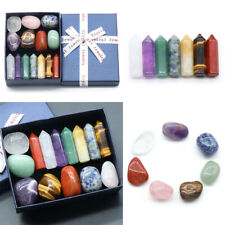 7/14 PCS Healing Quartz Crystal Natural Gemstone Reiki Chakra Collection Stone~ picture