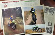 1979 Kawasaki KDX400 7p Motorcycle Test print Article picture