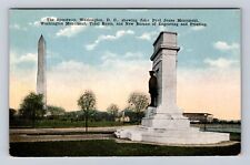 Washington DC, The Speedway, Monuments, Bureau Antique, Vintage Postcard picture