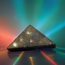 Genuine Galaxyite Pyramid Triangle Micro-Labradorite Crystal Stone Rare picture