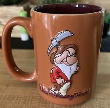 Disney Park Disneyland Resort Grumpy 3D Raised Design Ceramic Mug Coffee Cup picture