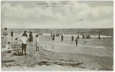 c1908 Chesapeake Beach Maryland beach bathers picture