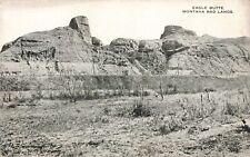 Glendive MT, Eagle Butte, Montana Bad Lands, Vintage Postcard picture