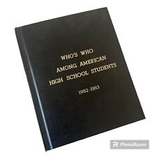 Who’s Who Among American High School Students 1982-1983 Hard Cover Book picture