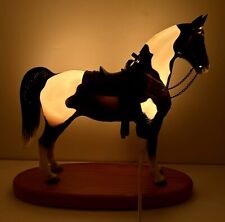 Vintage Rare Breyer Plastic Pinto Western Horse Lamp Night Light picture