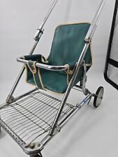Antique Vintage Stroller Green Seat 1970's Good condition picture