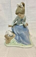 Lladro Nao Figurine 01091 “Stories To Lulu” Hand-Painted (NO BOX) picture