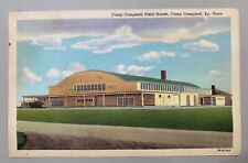c1940s Camp Campbell Field House, Camp Campbell KY TN linen Postcard picture