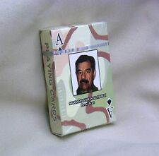 IRAQ Most Wanted  Playing Cards NEW sealed Saddam Hussein OIF reproduction deck picture
