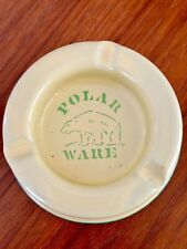 1940’s Polar Ware Vintage Advertising Enamelware Ashtray Great condition picture