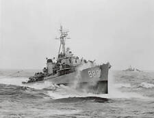 Destroyer USS Orleck in Rough Seas - Destroyer USS Orleck in R - 1953 Old Photo picture