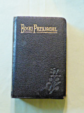 Vintage 1946 Boski Przyjaciel Polish Catholic Prayer Book Leather Cover picture