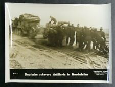 PHOTO 1939/45: GERMAN HEAVY ARTILLERY IN NORTH AFRICA - PHOTO ATLANTIC picture