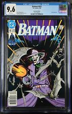 BATMAN #451 CGC 9.6, 1990, NEWSSTAND EDITION, JOKER COVER picture