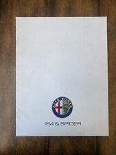 ORIGINAL 1991 Alfa Romeo 164 and Spider Sales Brochure 164L 164S Veloce picture