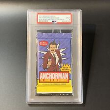 2011 Dreamworks Anchorman: The Legend Of Ron Burgundy Factory Sealed Pack PSA 9 picture
