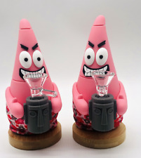 Patrick Star SpongeBob Silicone Water Pipe Glass Bowl Tobacco Bong Herb Glass picture