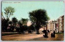 Postcard antique 1900's Riverside Drive New York C10 picture
