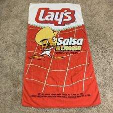 VTG Speedy Gonzales Lay's Salsa & Cheese Potato Chips Bag Print Beach Towel 1995 picture