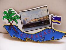 Collectible Curacao Souvenir Magnet - Island Shape, Image of Island picture