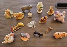 LUCKY CAT, PETER FAGAN HOME SWEET, SIGNED CAT PIN, & OTHER MINATURES LOT OF 15 picture