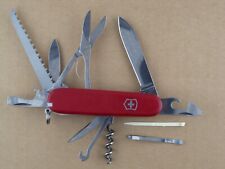 Victorinox Huntsman Swiss Army Pocket Knife - Red - Scissors & Saw - Very Good picture