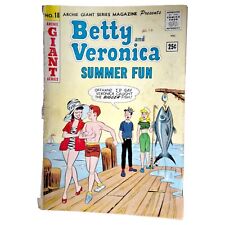 Vintage Archie Comic Book Archie's Betty and Veronica Giant 18 Summer Fun 1962 picture