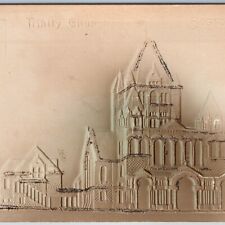 c1900s UDB Boston, Mass. Embossed Trinity Church High Quality Postcard Mica A196 picture