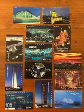 13 Vintage Japanese Telephone Cards - No stored value - Japan Cities US SELLER picture